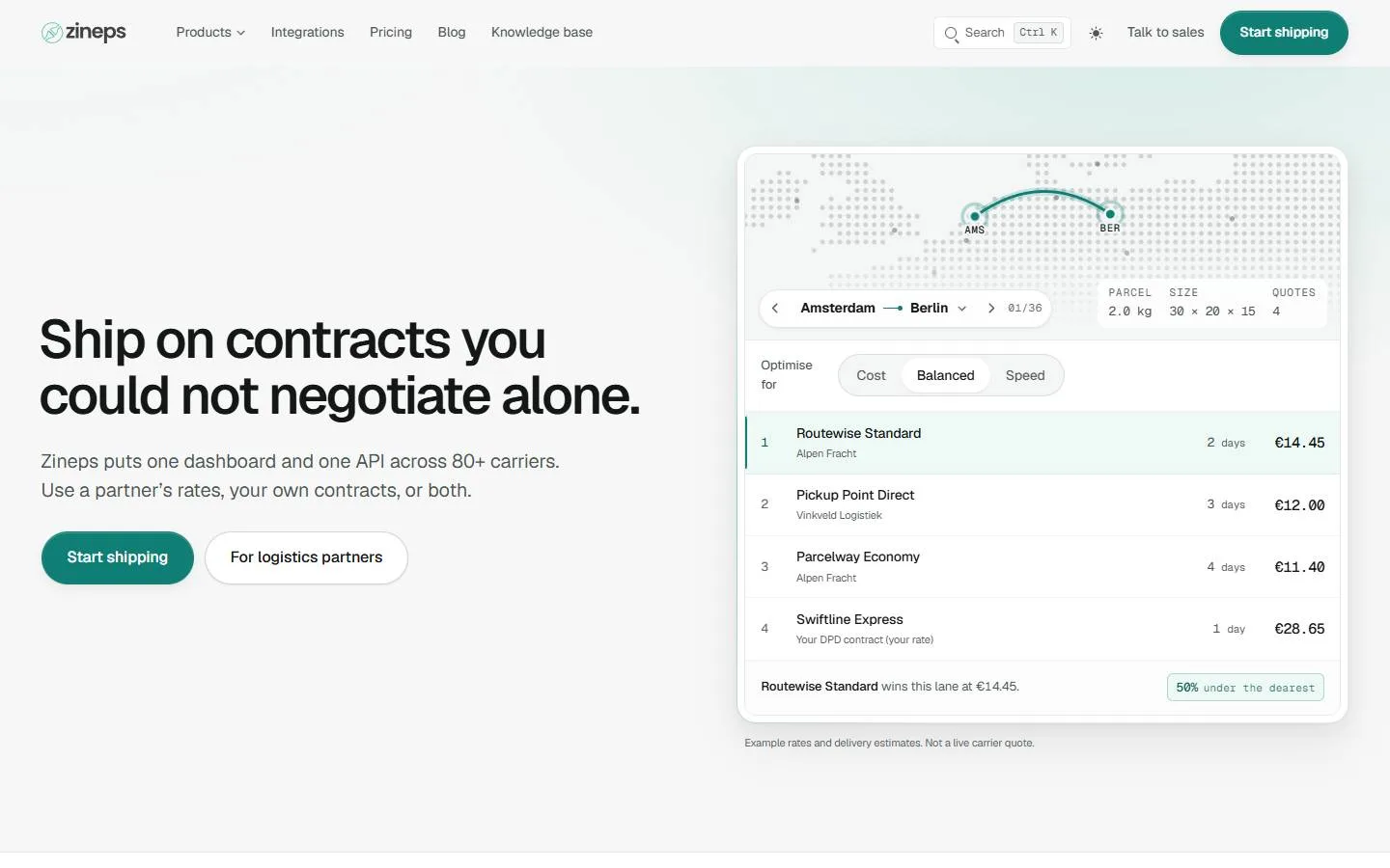 Homepage of Zineps, reimagined